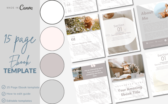 Canva Online Course Workbook Templates: Build Your Brand
