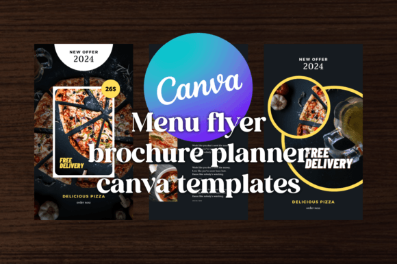 Canva Templates Pizza Menus: Modern Design for Your Pizzeria