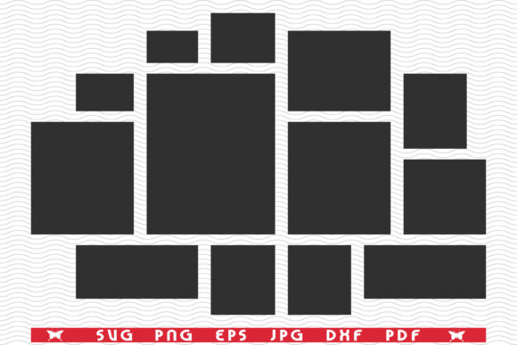Collage Frames, Black Templates: The Essential Design Asset