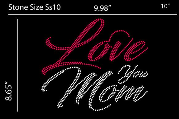 Design with Heart: Using Mom Rhinestone Templates Creatively