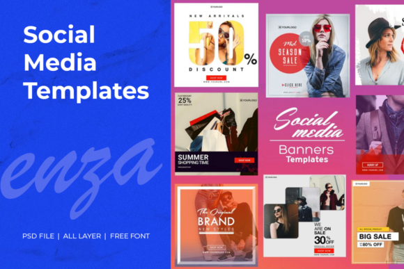 Differant Social Media Templates: Professional Banner Designs