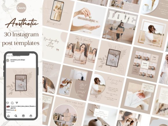 Effortless Style: Mastering Aesthetic Instagram Brand Post Templates
