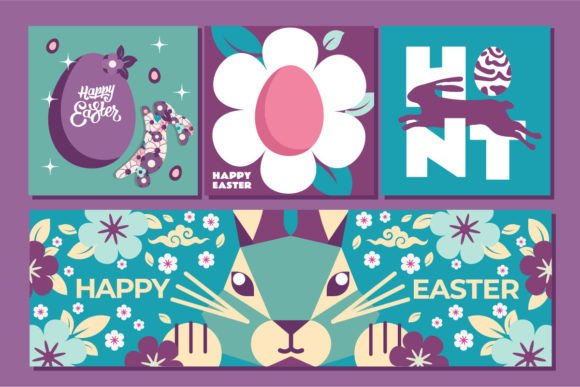 Festive Design Made Easy: 3 Easter Templates & 1 Banner