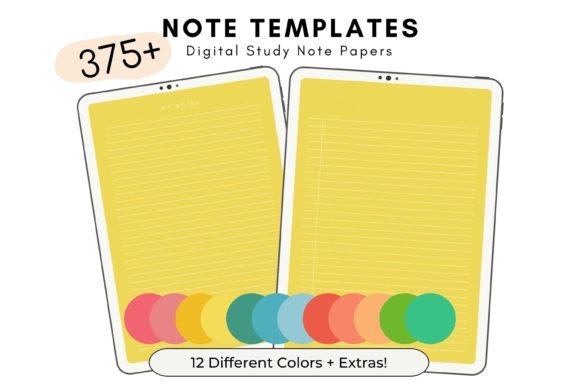 Paradise Digital Note Templates: Your All-in-One Study System