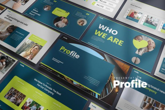 Profile Keynote Templates: Modern Slides for Any Pitch