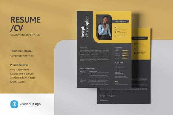 Resume/CV PSD Design Templates Vol 159: Your Modern Professional Blueprint