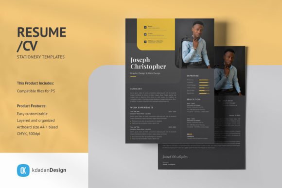 Resume/CV PSD Design Templates Vol 162: Streamline Your Job Hunt