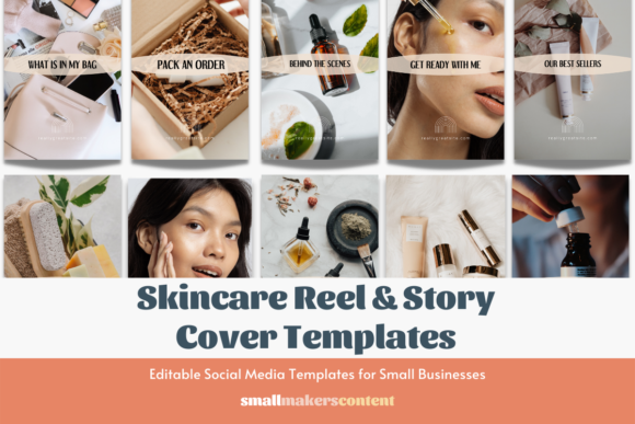Skincare Reel Cover Templates: Build a Cohesive Brand