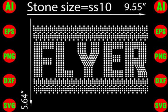 Sparkle Your Designs: Flyer Rhinestone Templates Design
