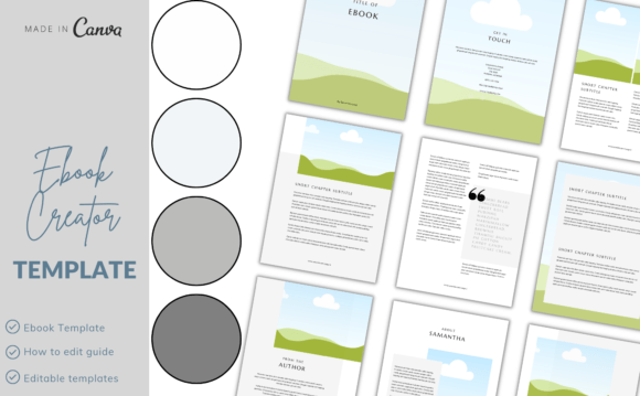 Streamline Your Brand with Canva Online EBook Editable Templates