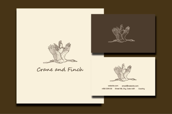 Two Bird Logo & Business Card Templates for Modern Brands