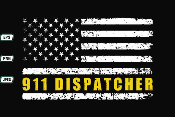 USA Flag 911 Dispatcher Print Templates: The Ultimate Design Asset